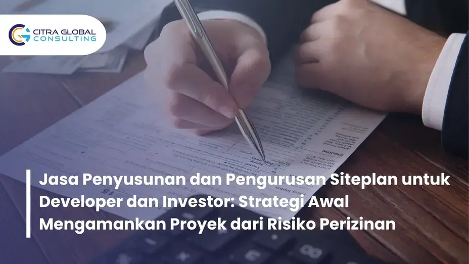 jasa penyusunan dan pengurusan siteplan